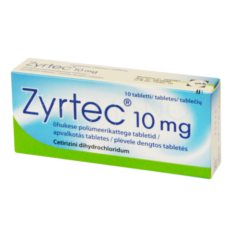 Cetirizine tablet 10mg (每粒)